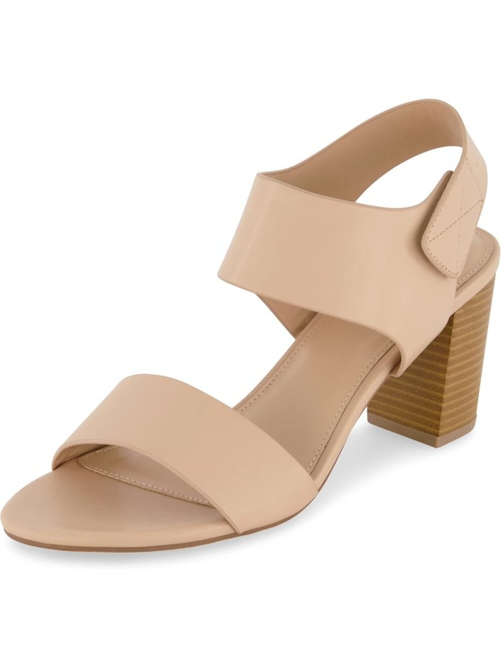 Women's Sand Talent Cut Out Heel Sandal Block Heels Adjustable Back Strap